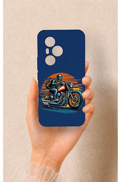 Vip Case Honor 400 Pro Uyumlu Moto Rider Desenli Silikon Kılıf