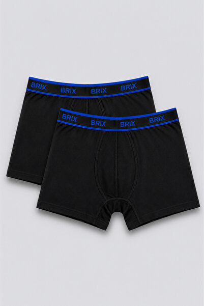 Brix Ανδρικό σετ 2 τεμαχίων Boxer Black