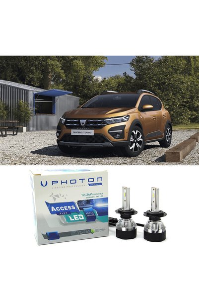 Photon Dacia Sandero Uzun Far Ampulü H7 Access Yeni Seri Beyaz 2021-2023