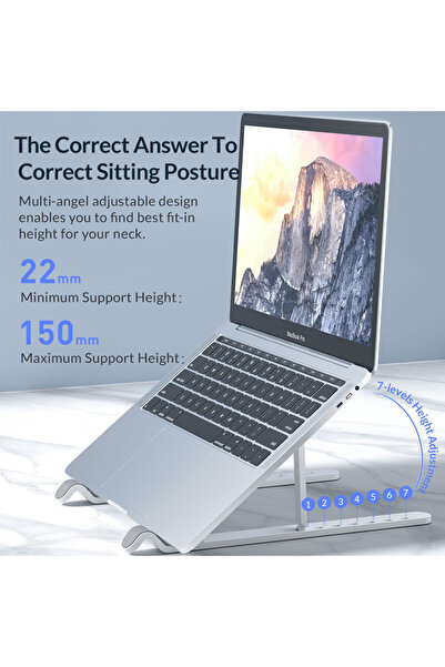 Orico πλαστική βάση για laptop PFB-A23, 11-17", foldable, πλαστική, λευκή