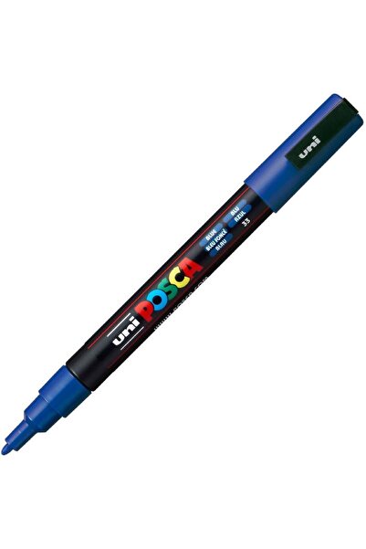 POSCA Λεπτός Μαρκαδόρος Μπλε (PC-3M-BLUE)