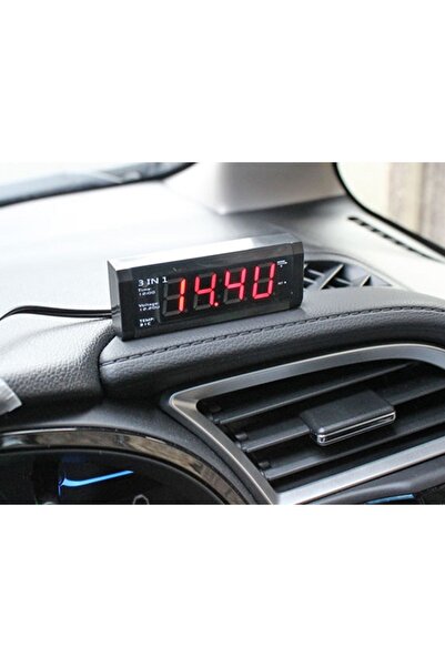 Tradesor Ψηφιακό ρολόι & βολτόμετρο αυτοκινήτου - 1550109 - 150980