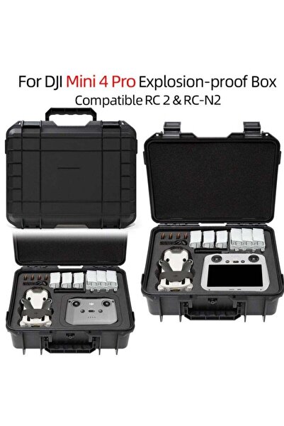 Generic DJI Mini 4 Pro Drone Accessories, Carrying Case Explosion-proof Stora...