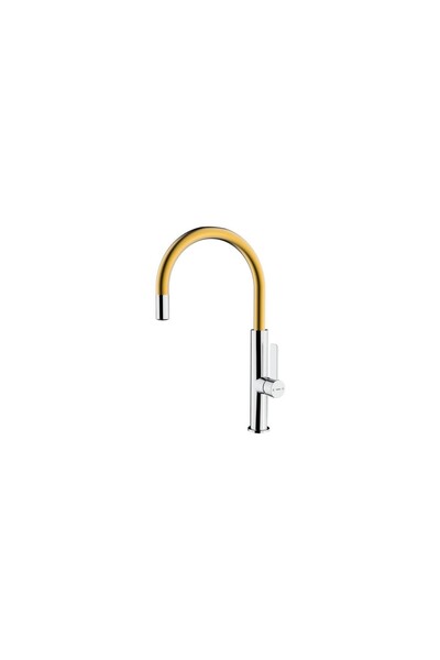 Teka FOT 995 Μπαταρία νεροχύτη ψηλή Chrome Brass PVD