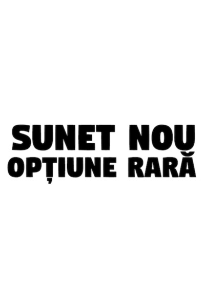 OEM Autocolant auto  "Sunet nou, opțiune rară ", 10cm, Negru