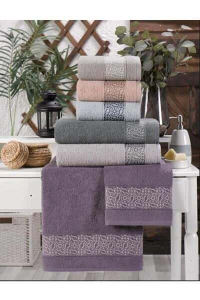 Şıkel Şikel 6'Lı Paket Cotton Havlu 50*90Cm Mozaik