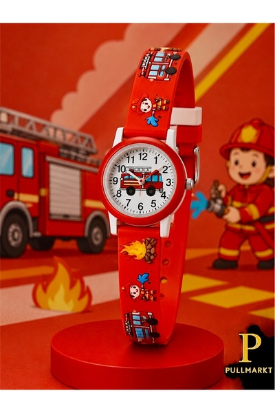 pullmarkt Firefighter - Children's Wristwatch