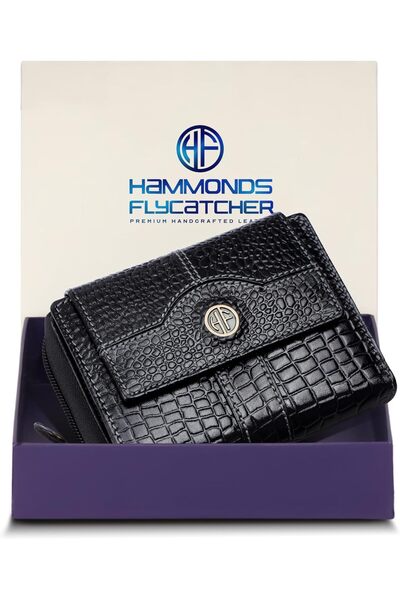 HAMMONDS FLYCATCHER Leather Ladies Wallet for Woman with 14 Card Slots - Clut...