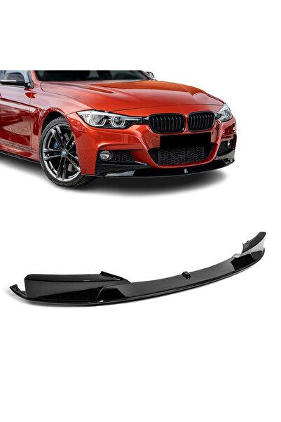 AutoUp BMW Seria 3 F30 F31 Spoiler frontal, Negru lucios