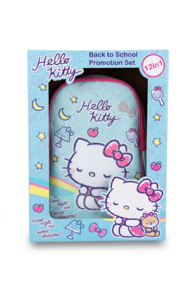 Taimi Hello Kitty 12-in-1 Girls Back to School Promotion Gift Set with Backpa...