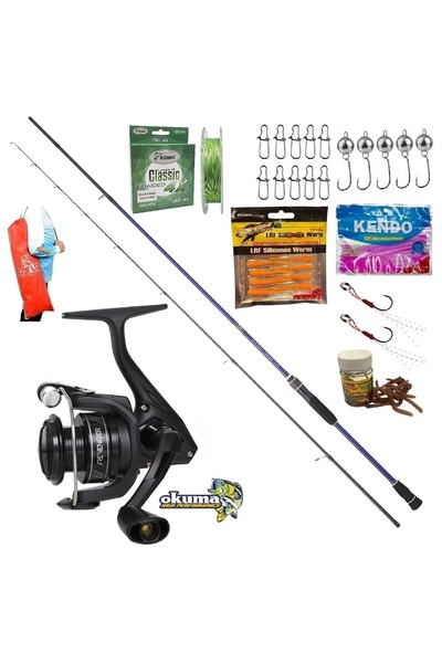 Okuma Revenger Rv-2000A 2.06mm 0,5-6gr Daiwa Samurai Lrf Olta Takımı Seti