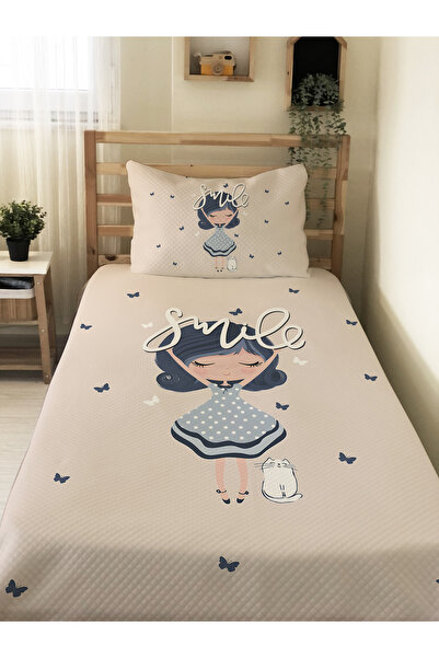 milbaygrup Girl Patterned Baby and Child Printed Single Pique Set 160X220 cm