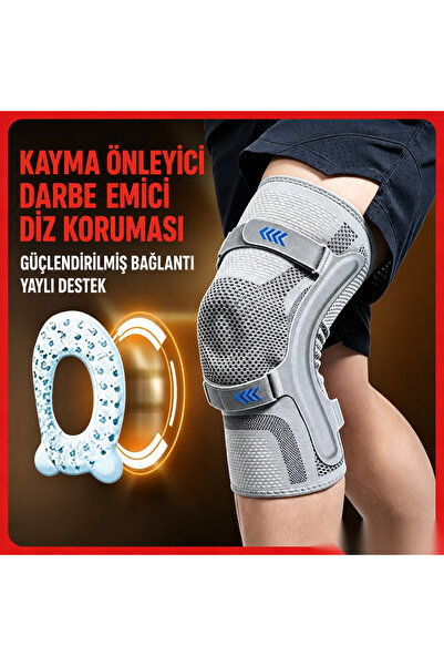 KEMOVE Kaymaz Şok Emici Sporcu Dizliği (Patella Destekli)