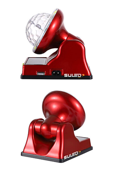 SULED Disko Işıkları İç ve Dış Mekan Taşınabilir USB - Solar Panelli 220V Eğlence Işıkları