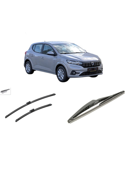 Bosch Σετ 3 υαλοκαθαριστήρων για DACIA SANDERO III από το 2021-2022, για το μ...