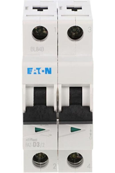 Eaton Întrerupător de putere 2 poli D 3A 15kA AC Faz-d3/2 278773