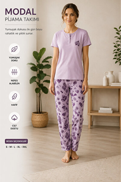 Modal kumaş pijama takımı