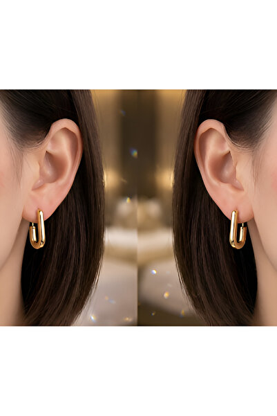 Elora Veyn Women's Square Steel Earrings