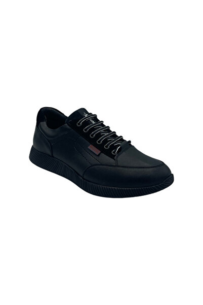 Mario Lavalle , pantofi casual bărbați model 088, piele naturală, Negru