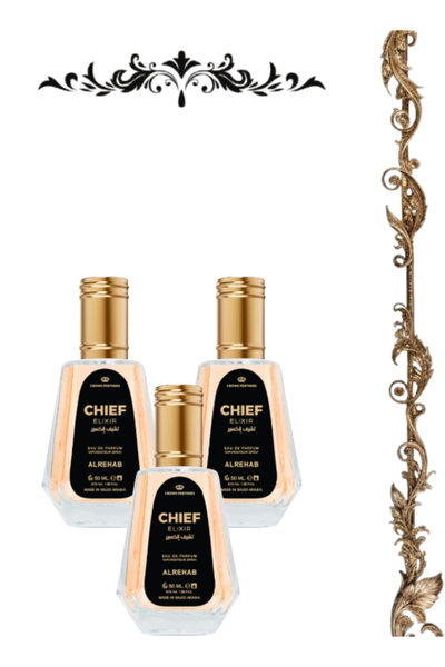 ALREHAB 3 Pieces Chief Elixir Perfume 50ML