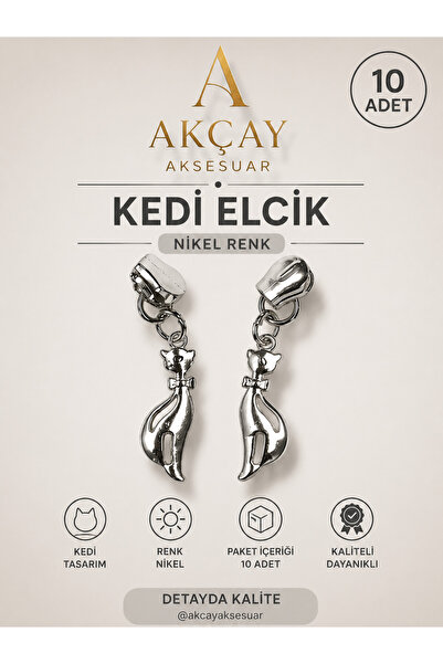 Akçay Aksesuar Cat Headgear Zipper Headgear