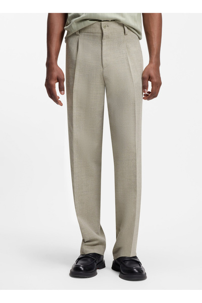 HUGO Yeşil Erkek Modern Fit Chino Pantolon 50559852 Flips251X