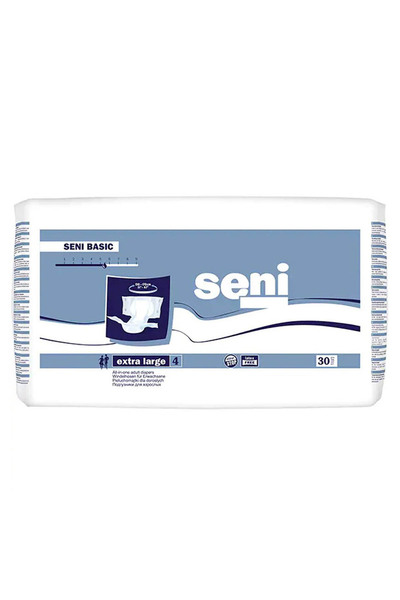 Seni Basic, scutece pentru adulti, XL, 30 buc
