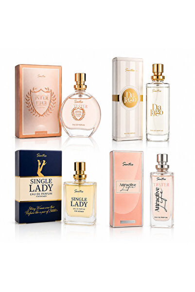 SENTIO Set 4 x 15 ml Apă de Parfum pentru femei, Collection One, SENTIO®