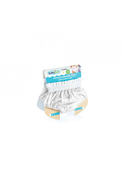 Babyjem Set 2 chilotei antrenament BabyJem, nr.2 12-14 kg (Culoare: Alb)