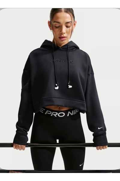 Nike Pro Therma-FIT Fleece Hoodie Kadın Sweatshirt (coolmove)