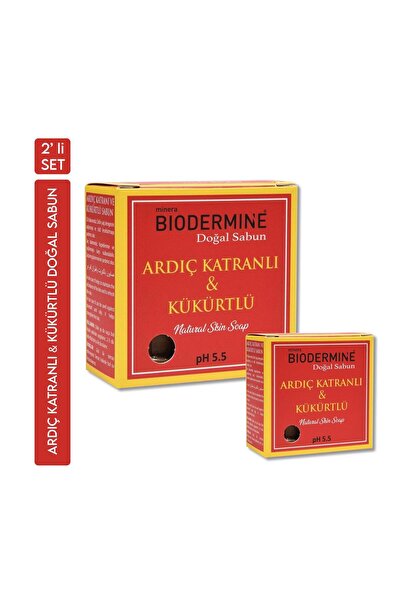 MineraBiodermine Biodermine Natural Soap with Juniper Tar and Sulfur Skin and...