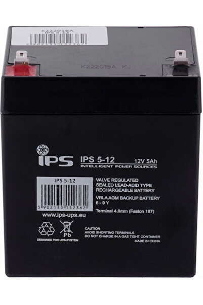 Mpl Baterie UPS IPS 5-12L cu capacitate 5Ah și tensiune 12V 1 buc.