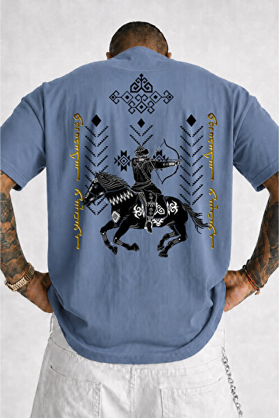 VEK Oversize T-Shirt Uyghur Letters Special Design