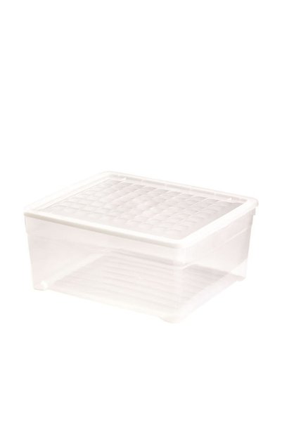 CURVER Cutie de depozitare din plastic cu capac, transparentă, 39x34x18cm, 1 ...