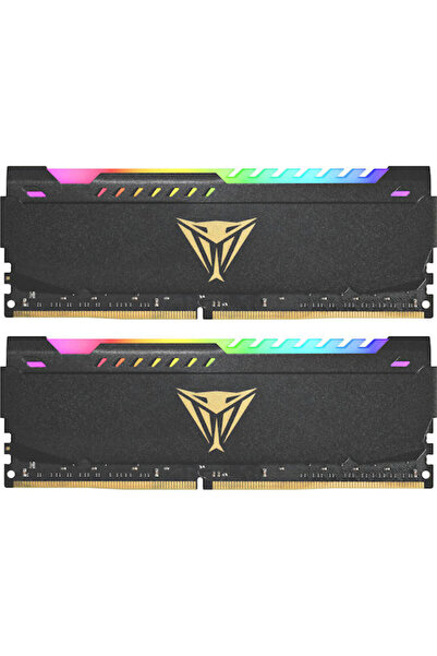 Patriot Viper Steel RGB DDR4 16GB RAM cu 2x8GB module și viteză 3200 pentru d...