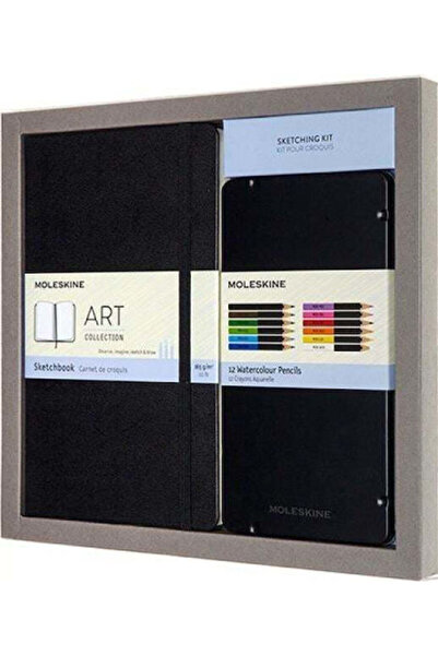 Moleskine Set 12 caiete cu pagini albe Cod negru: MS-620404