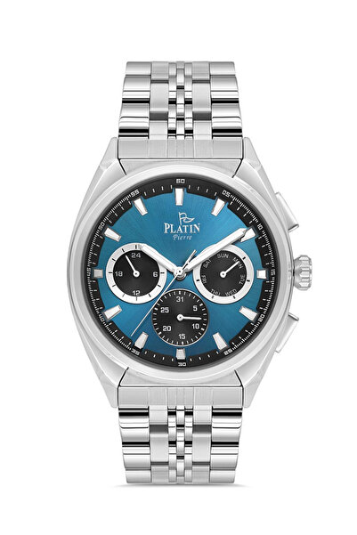 Platin Pierre Hds-1305Ga-A17 Steel Cord Functions Active Men's Wristwatch