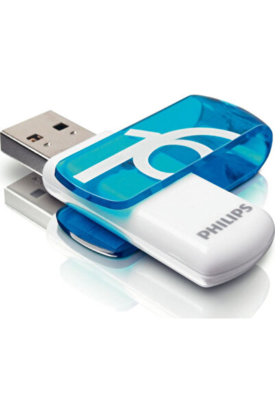 Philips Έκδοση Vivid 16GB USB 2.0 Στικάκι Λευκό