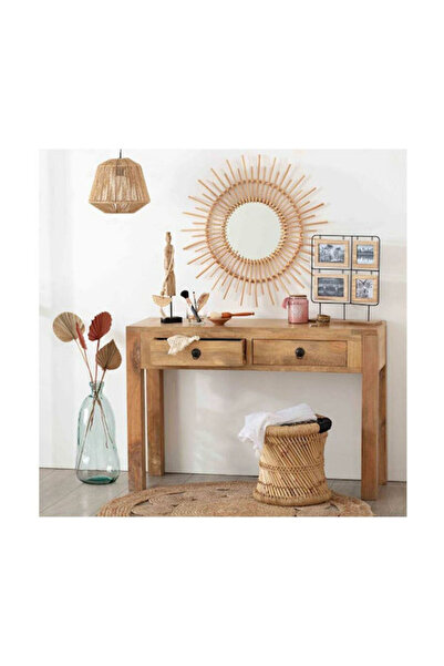 Aria Trade Lampă suspendată Jily Bej Boho cu șnur pentru soclu E27 29x26cm