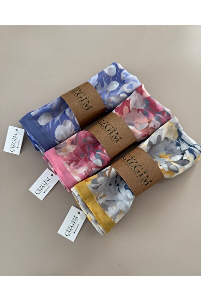 Cizgim 3’lü Color Of Bloom Şal