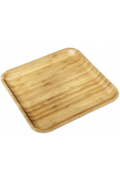 WILMAX ENGLAND Platou patrat din bambus , pentru servire gustari, 30.5x30.5 c...