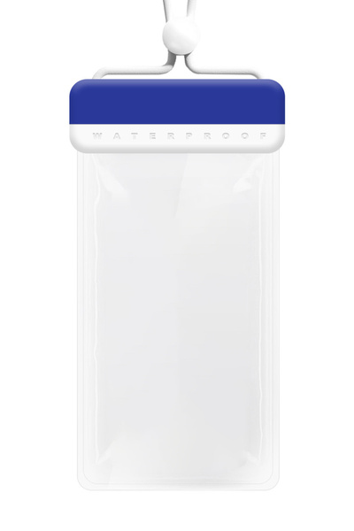 POWERTECH αδιάβροχη θήκη smartphone MOB-2013, IPX8, μπλε-λευκή