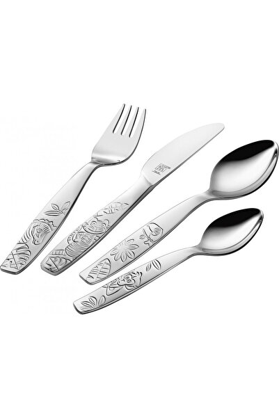 ZWILLING Set 4 piese tacamuri pentru copii Dzungla, Zwilling, inox, imagini c...