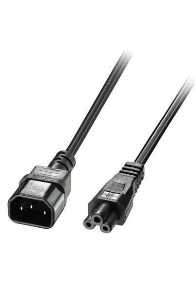 POWERTECH καλώδιο τροφοδοσίας CAB-P034, 0.75mm², 1m, μαύρο