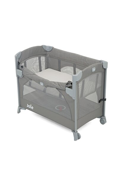 Joie Πτυσσόμενο κρεβάτι cosleeping Kubbie, Foggy Gray