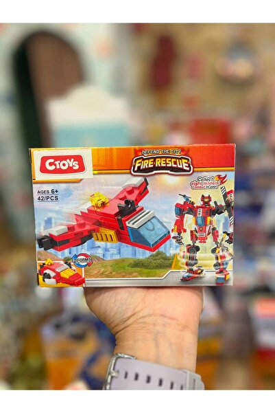 CToys İtfaiye Araçları - Dönüşebilen Bloklar - 1 Adet Model 4