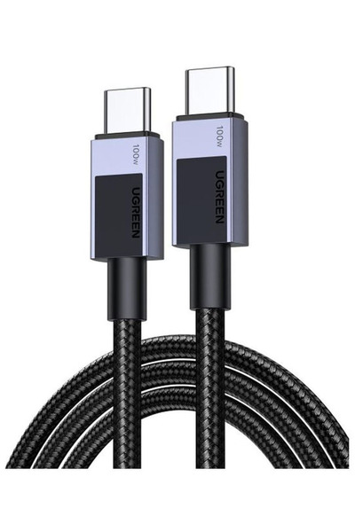 Ugreen Cablu de încărcare USB-C la USB-C 100W, 3m, Gri