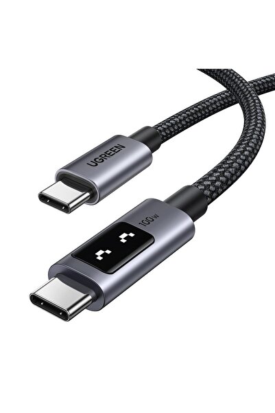 Ugreen Cablu Uno USB-C la USB-C 100W, Super Fast Power Delivery, Led Display,...