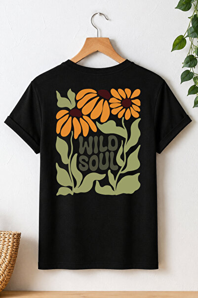 Spoyi Wild Soul dizajnirala 100% pamučnu polu-oversize crnu majicu
