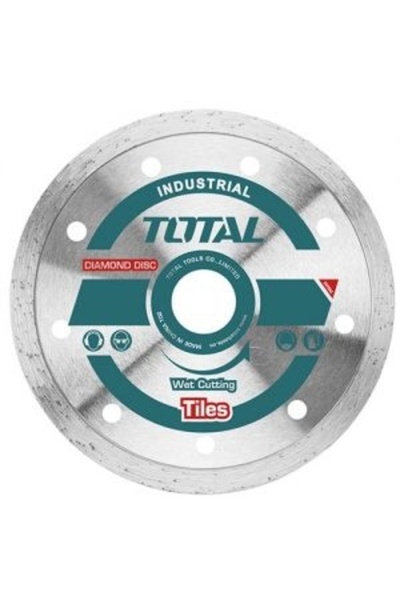 OEM TOTAL - Непрекъснат диамантен диск - Керамика - За мокро ползване - 180 мм